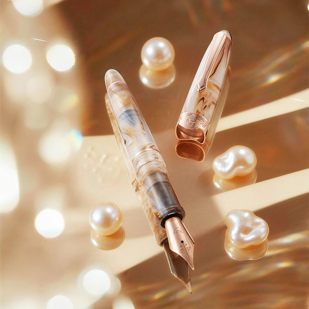 Nahvalur Horizon Fountain Pen Pearl