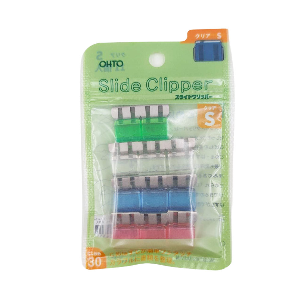 OHTO Slide Clippers Mini Clips Assorted Set of 11