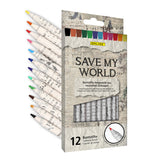 ONLINE Recycled Paper Colouring Pencil Set of 12