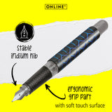 ONLINE College Fountain Pen Black Style Blue