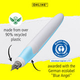 ONLINE AIR Blue Angel certificated fountain pen Blue n'Grey