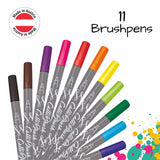ONLINE Calligraphy Brush Gift Set of 11