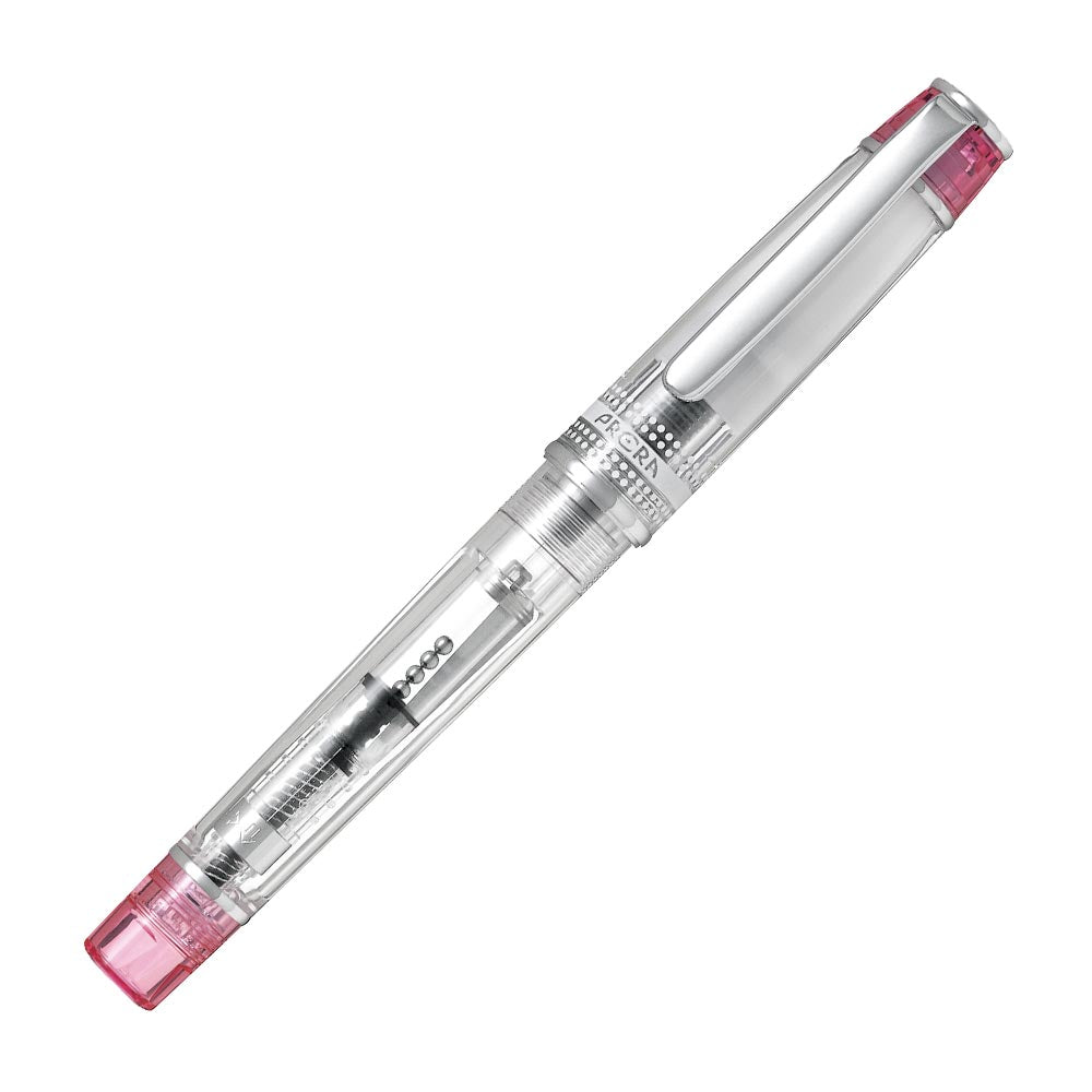 Pilot Prera Fountain Pen Transparent with Pink Trim