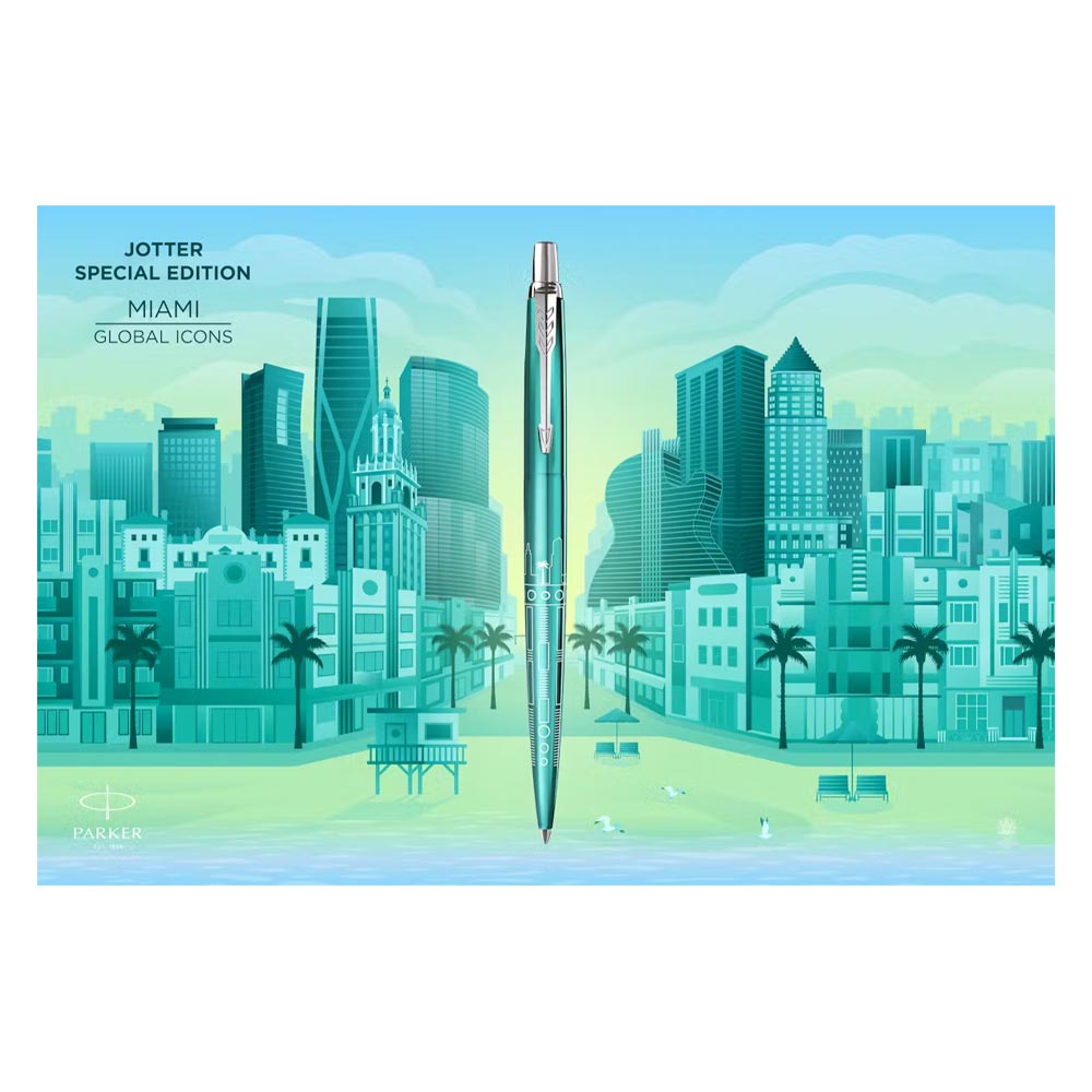 Parker Jotter Ballpoint Pen Global Icons Special Edition Miami