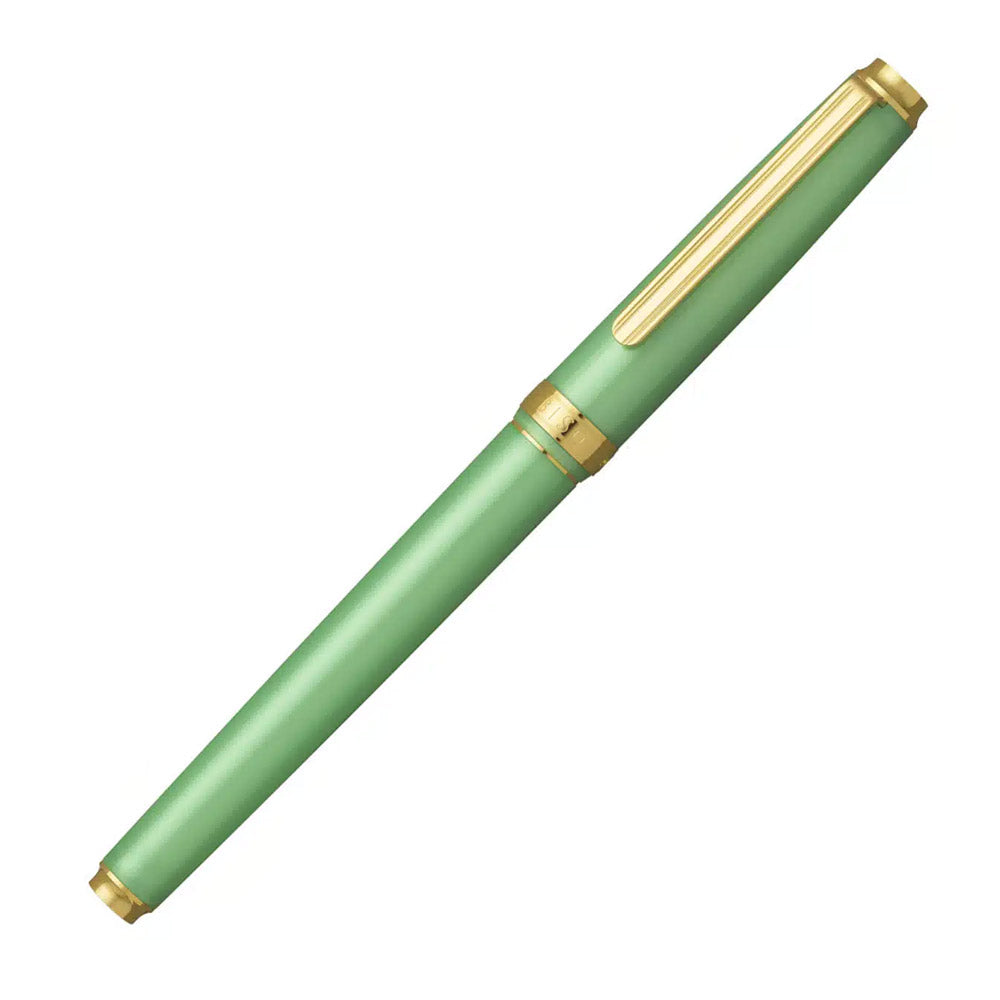 Platinum Biso Limited Edition Fountain Pen Sparkle Mint Green