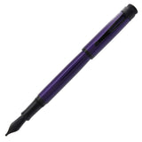 Retro 51 Tornado Stealth Lacquer Fountain Pen Midnight Purple