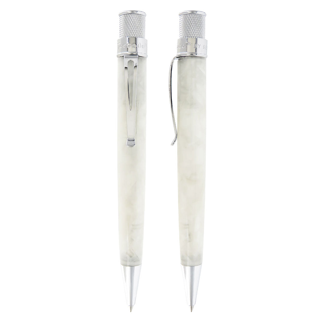 Retro 51 R51 Vault Tornado Rollerball Acrylic Pen Opal White