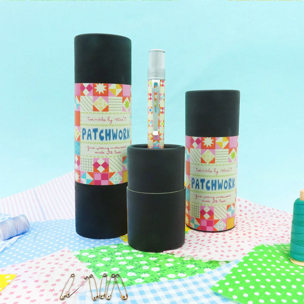 Retro 51 Tornado Vintage Metalsmith Rollerball Patchwork