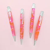 Retro 51 Tornado Rollerball Pink and Orange Cosmic Swirl