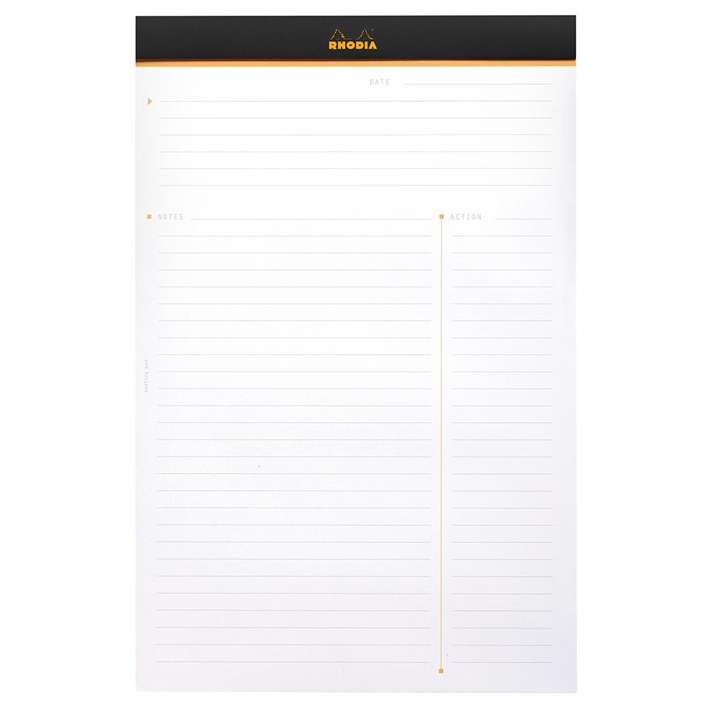 Rhodia Stapled Meeting Pad N°19 A4+