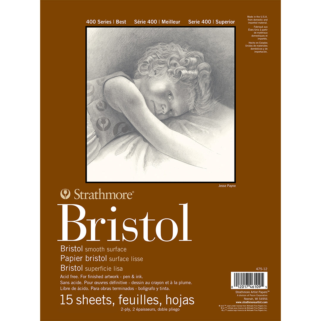 Strathmore 400 Bristol Pad Smooth 2-Ply 11x14in