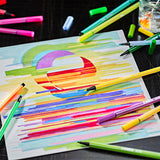 STABILO Pen 68 Metal Box Of 30 Assorted Colours Arty by Stabilo at Cult Pens