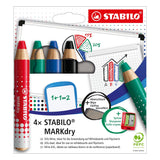 STABILO Markdry Wallet With Sharpener & Cloth Set of 4 by Stabilo at Cult Pens