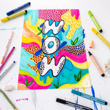 STABILO Pen 68 Max Card Wallet Of 6 Arty by Stabilo at Cult Pens