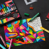 STABILO Pen 68 Max Card Wallet Of 6 Arty by Stabilo at Cult Pens