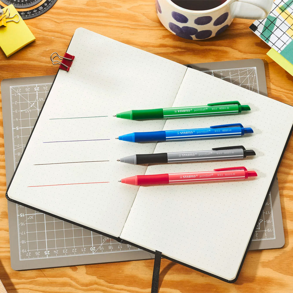 STABILO Pointball Ballpoint Pen Set of 4