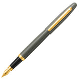 Sheaffer VFM E9427 Fountain Pen Light Grey With PVD Gold Trim