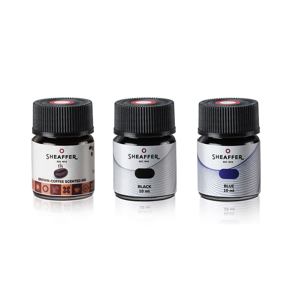 Sheaffer VFM G9428 Fountain Pen and Ink Bottle Gift Set Coffee Edition