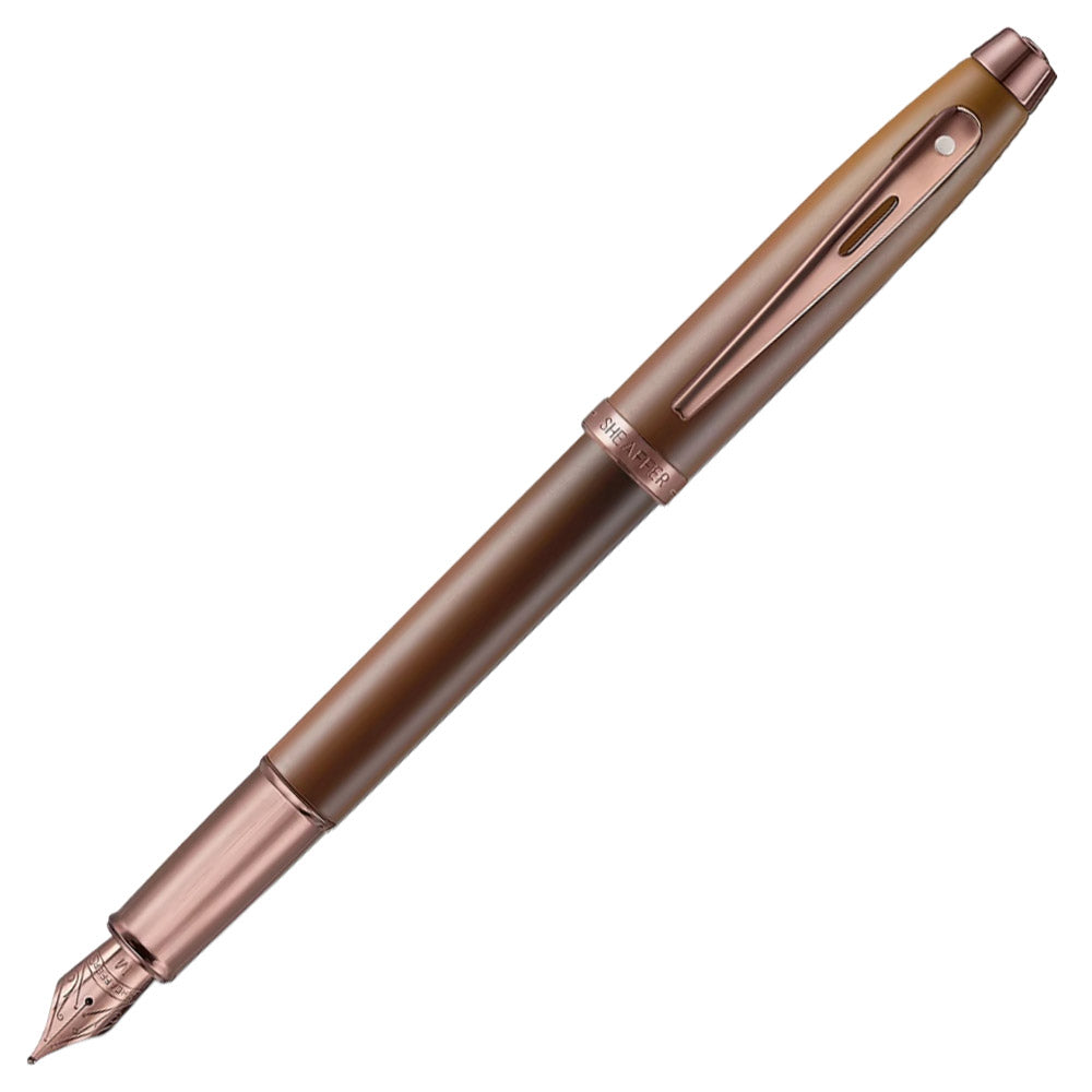 Sheaffer 100 G9374 Fountain Pen Coffee Edition with Pen Pouch