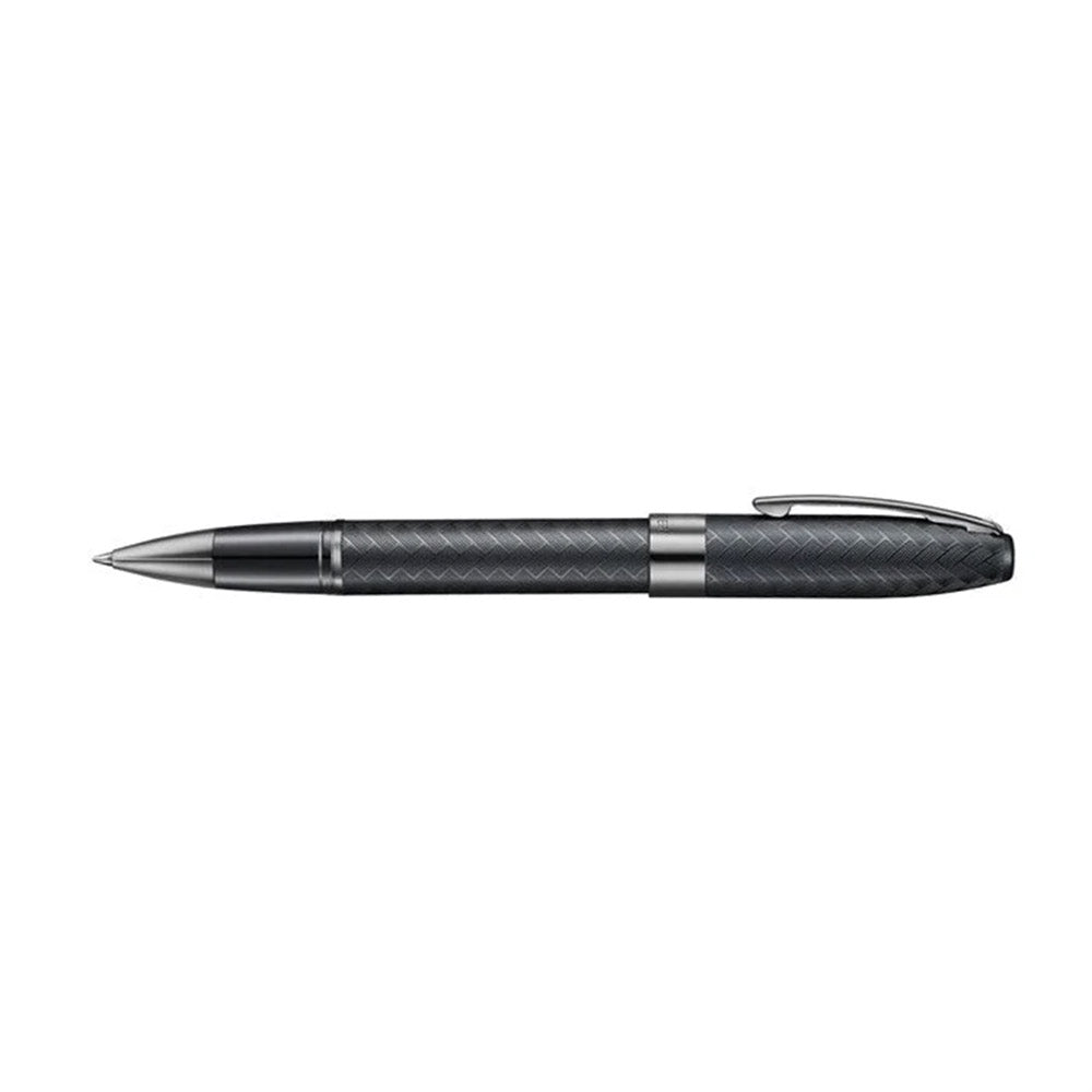 Sheaffer Legacy Chevron 9066 Rollerball Pen Matte Black with PVD Gunmetal Trims
