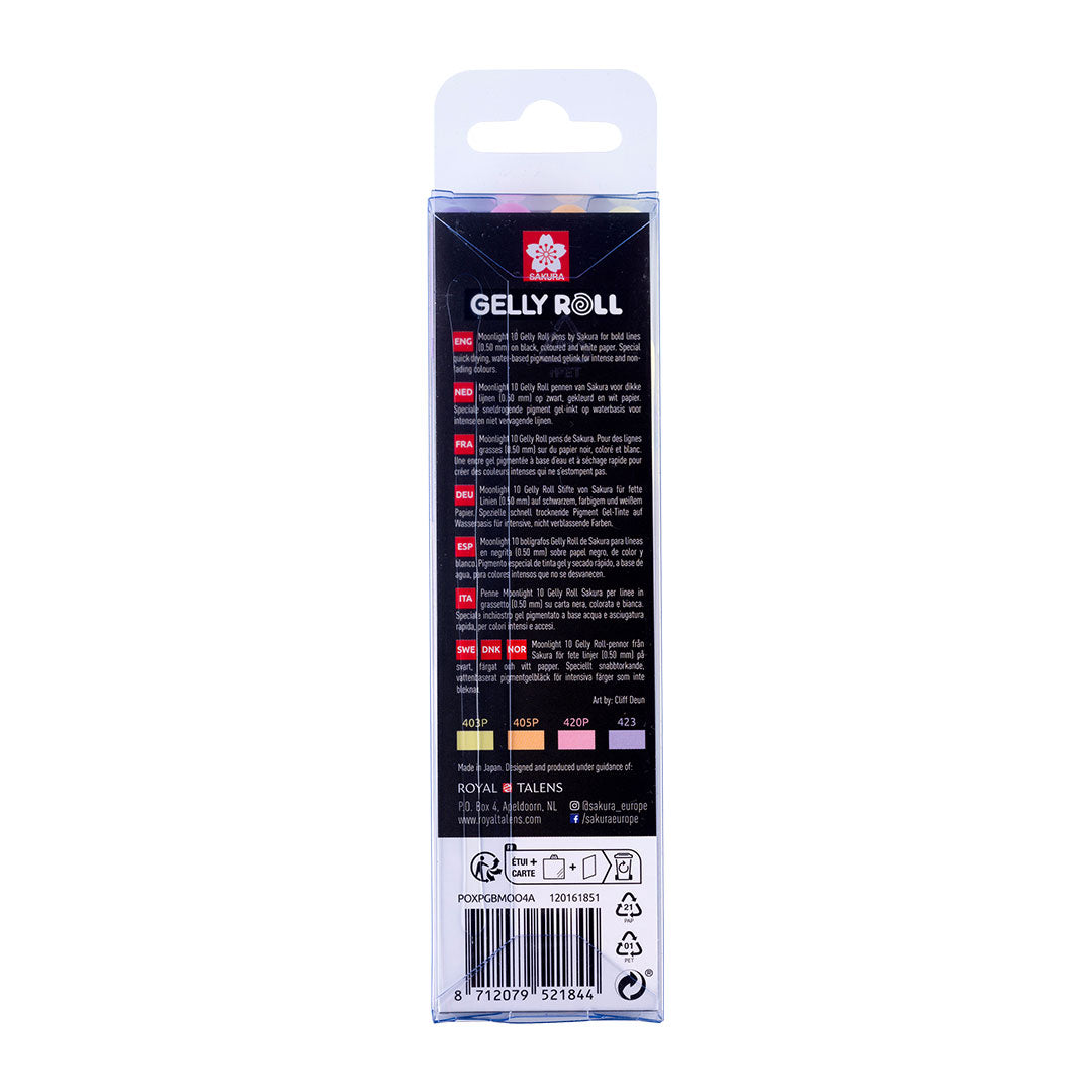 Sakura Gelly Roll Moonlight Set of 4 Sunrise