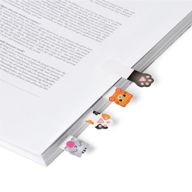 Legami Keep In Mind Adhesive Page Markers Kitty
