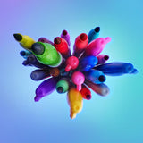 Sharpie Permanent Marker Pen Fine Point Set of 34 Glam POP Special Edition