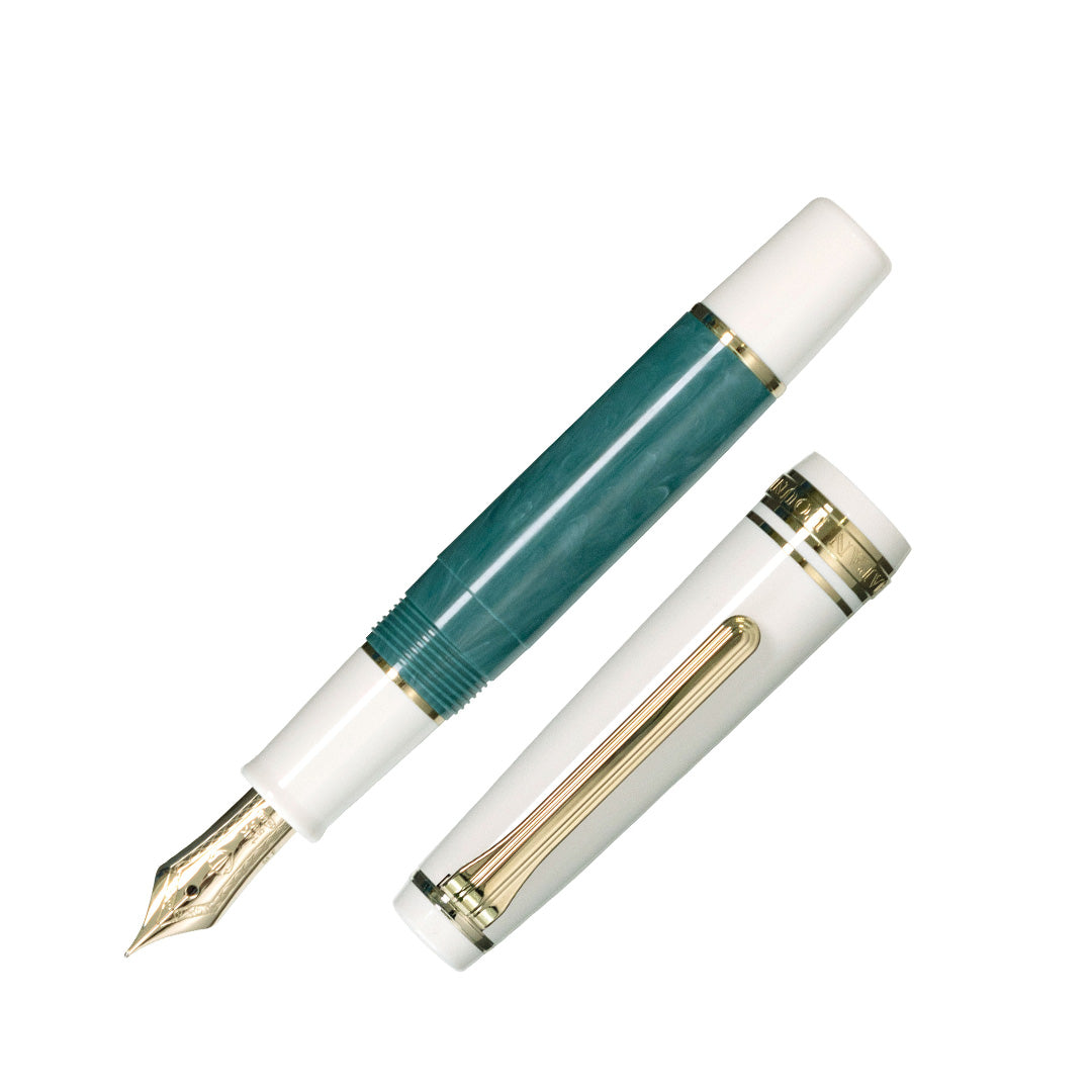 Sailor Professional Gear Slim Mini Rencontre Limited Edition Fountain Pen Vert Sapin 14k Nib
