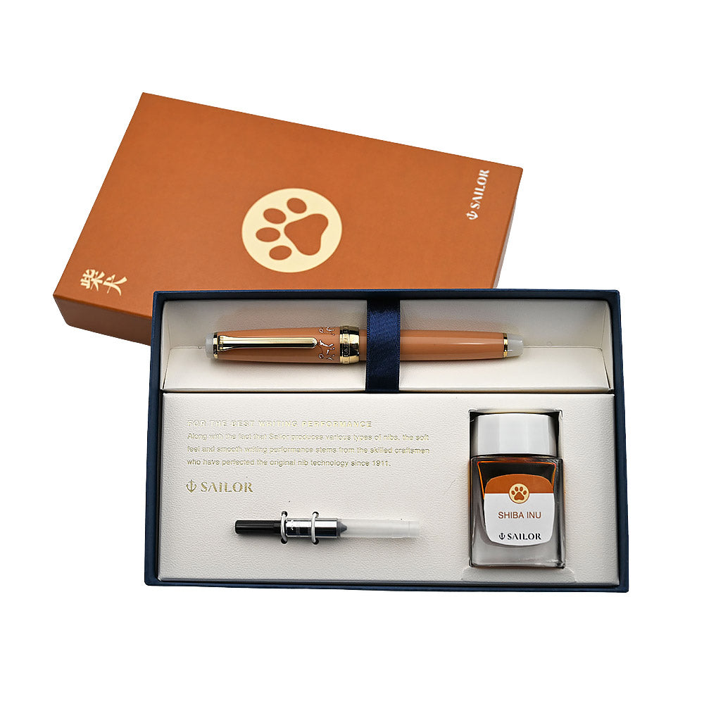 Sailor Professional Gear Regular Shiba Inu Fountain Pen 14K Nib