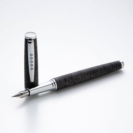 Tom Hessin Edinburgh Wooden Barrel Fountain Pen Stockbridge Stone