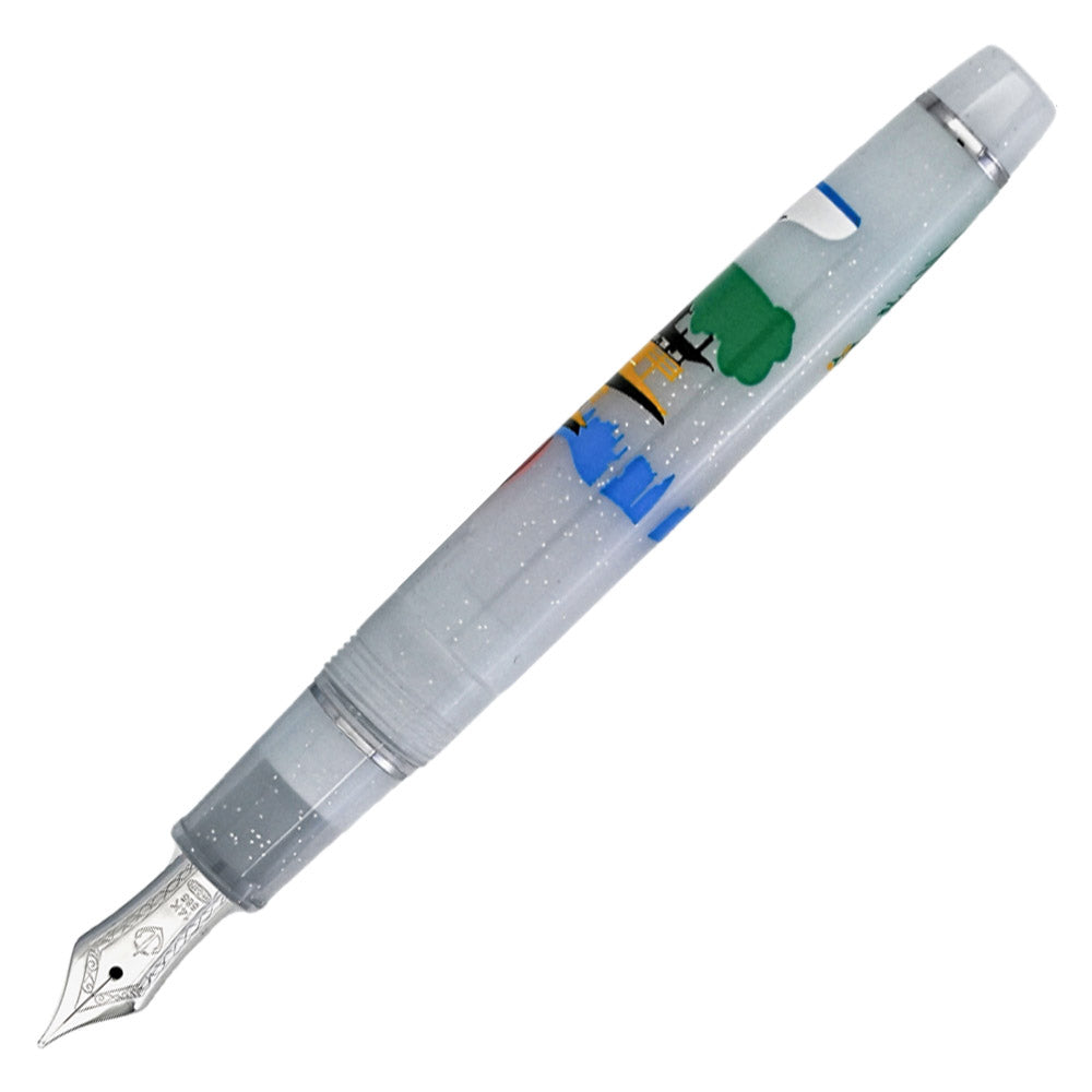 Sailor Professional Gear Slim Nihon Express Fountain Pen Kyoto 14K Nib