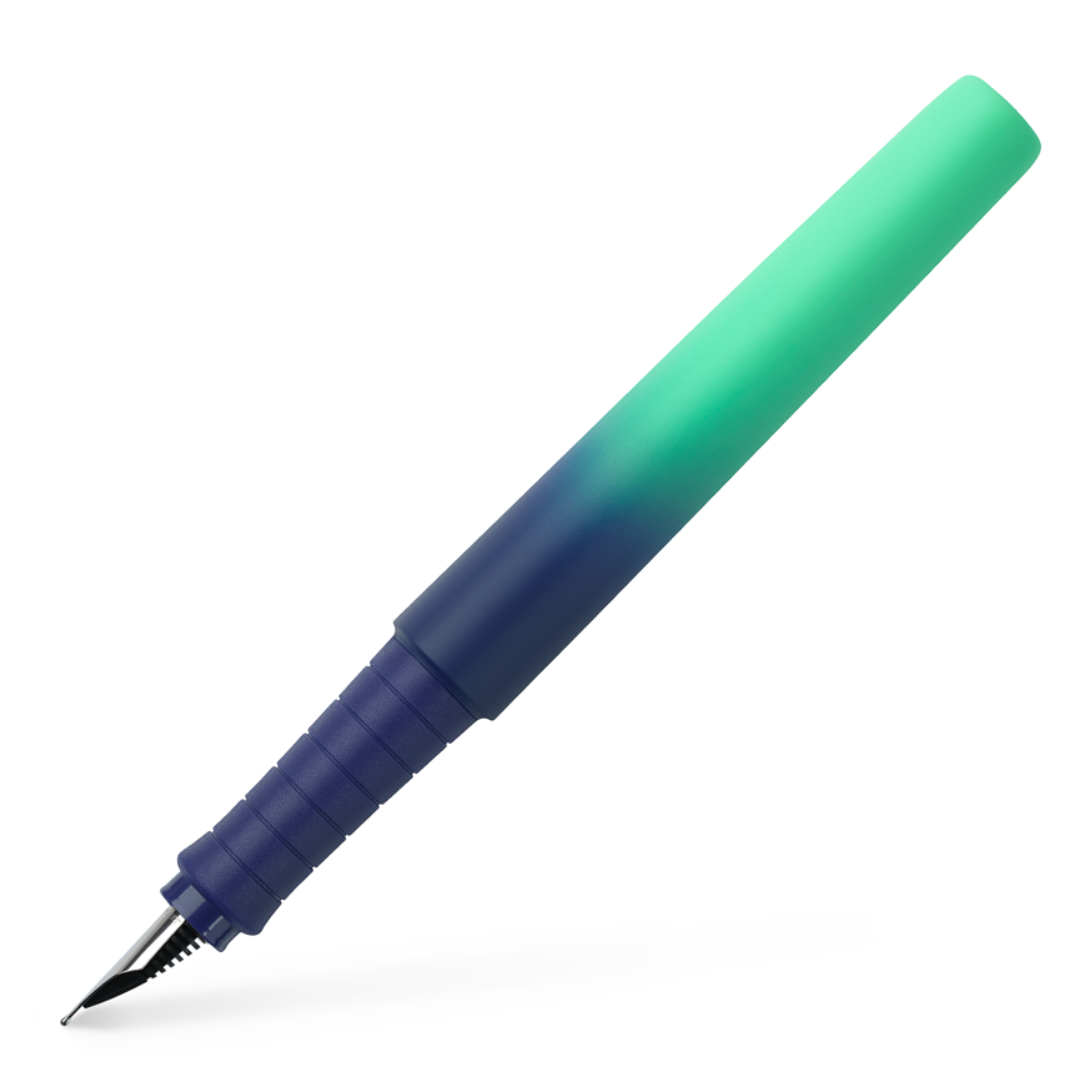 Faber-Castell Poly Fountain Pen Buzzing Blue Medium