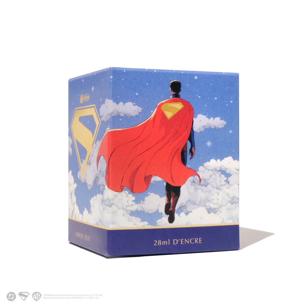 Ferris Wheel Press Superman Fountain Pen Ink 28ml Heroic Blue