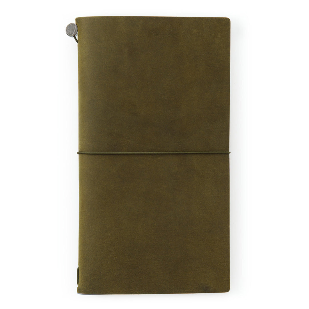 TRAVELER'S COMPANY Traveler's Notebook Leather Olive by TRAVELER'S COMPANY at Cult Pens