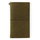 TRAVELER'S COMPANY Traveler's Notebook Leather Olive by TRAVELER'S COMPANY at Cult Pens