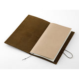 TRAVELER'S COMPANY Traveler's Notebook Leather Olive by TRAVELER'S COMPANY at Cult Pens
