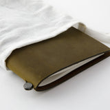 TRAVELER'S COMPANY Traveler's Notebook Leather Olive by TRAVELER'S COMPANY at Cult Pens