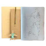 Chasing Threads Stitch World Travel Notebook Mint