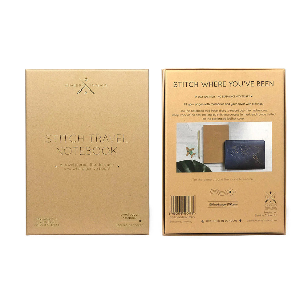 Chasing Threads Stitch World Travel Notebook Mint