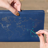 Chasing Threads Stitch World Travel Notebook Navy