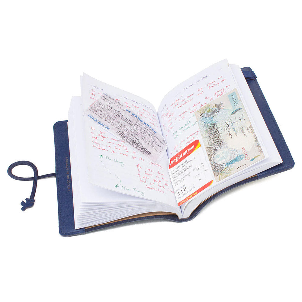Chasing Threads Stitch World Travel Notebook Navy