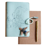 Chasing Threads Stitch Europe Travel Notebook Mint