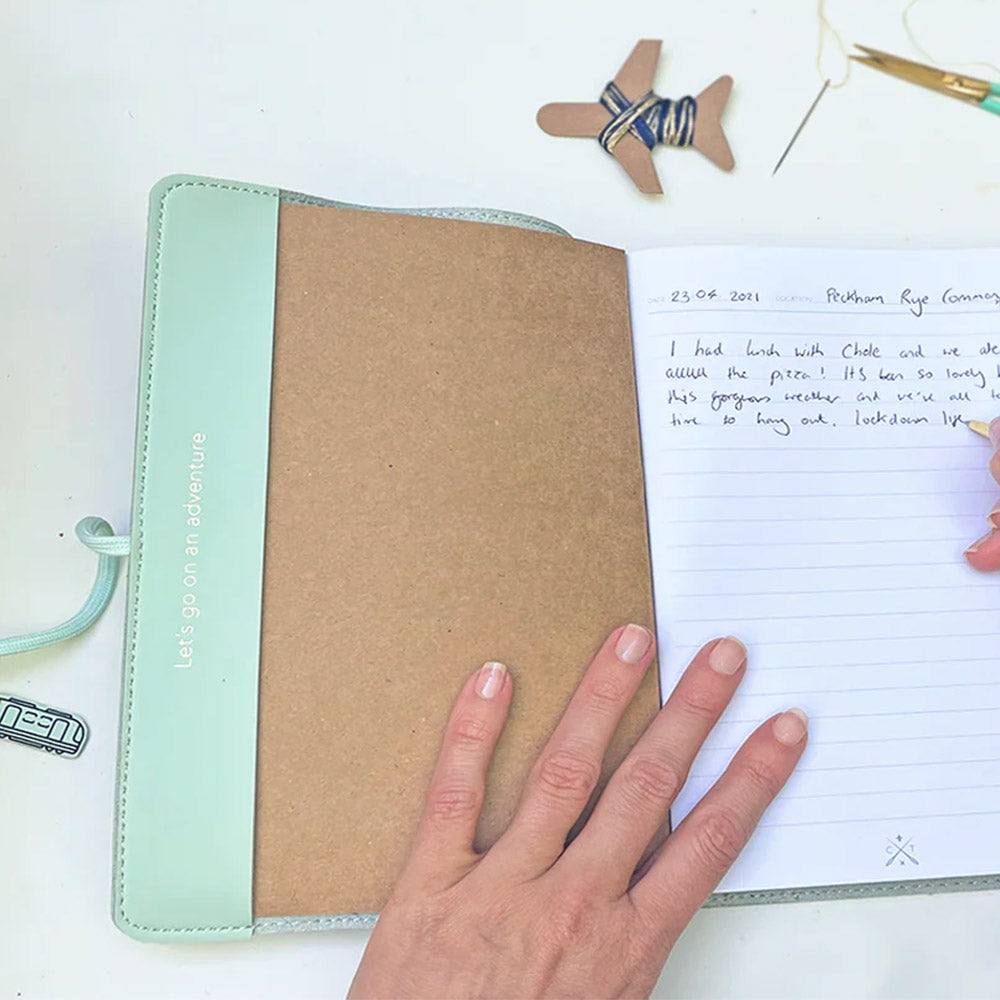 Chasing Threads Stitch Europe Travel Notebook Mint