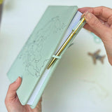 Chasing Threads Stitch Europe Travel Notebook Mint