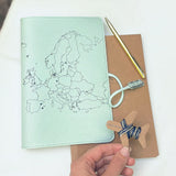 Chasing Threads Stitch Europe Travel Notebook Mint