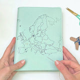 Chasing Threads Stitch Europe Travel Notebook Mint