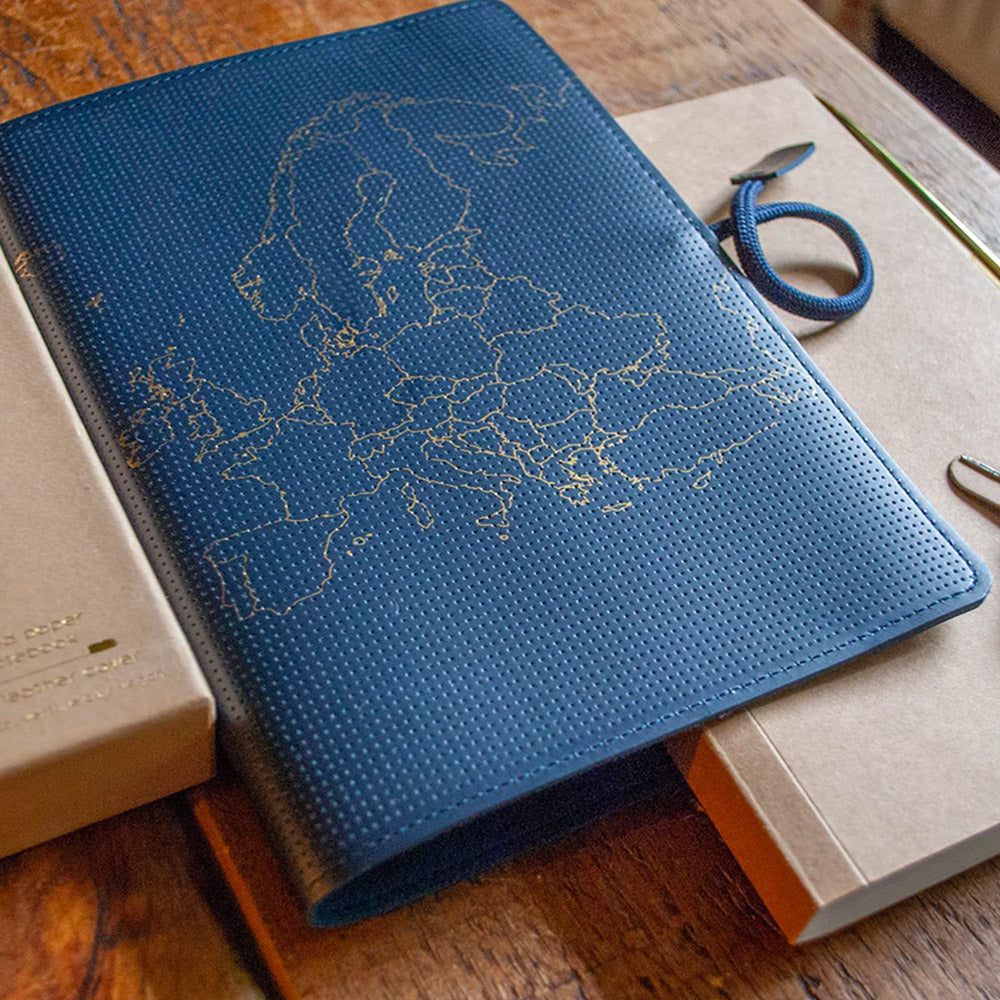 Chasing Threads Stitch Europe Travel Notebook Navy