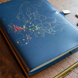 Chasing Threads Stitch Europe Travel Notebook Navy