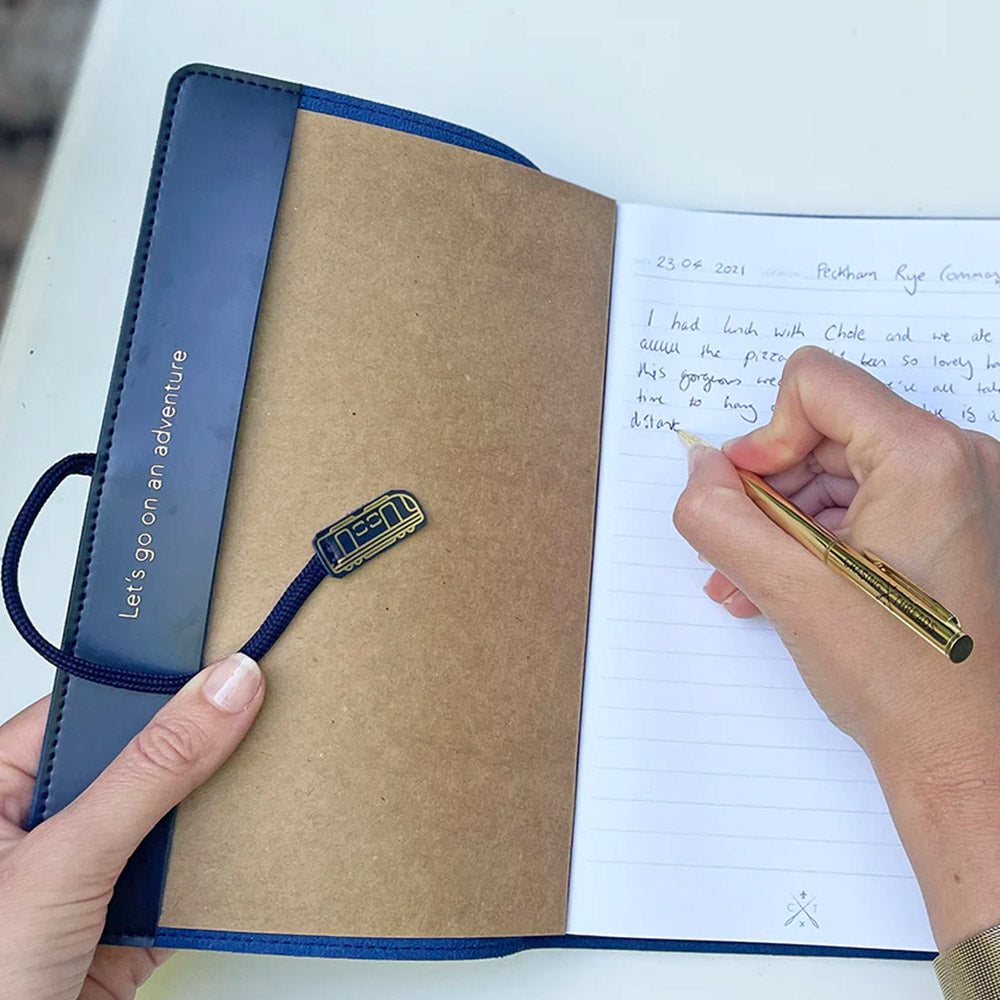 Chasing Threads Stitch Europe Travel Notebook Navy