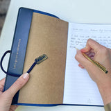 Chasing Threads Stitch Europe Travel Notebook Navy